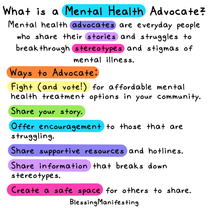 Mental health advocacy for the homeless